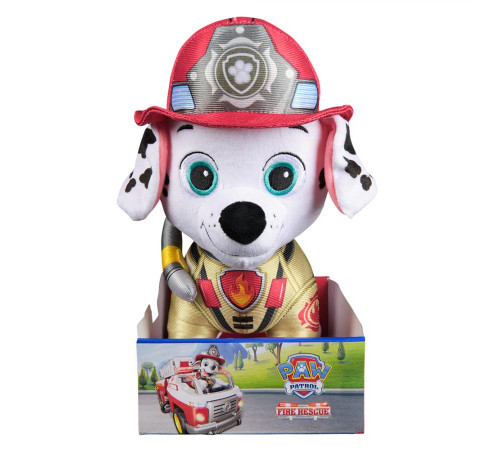 М'яка іграшка Spin Master Цуценя Маршал Пожежна рятувальна місія 25 см "Щенячий патруль"