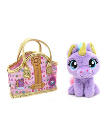 М'яка іграшка Funville Cutekins Домашні улюбленці у сумочках Єдиноріг 10 см
