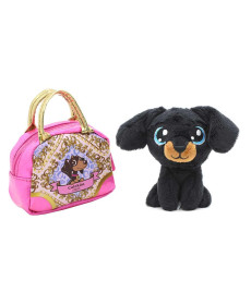 М'яка іграшка Funville Cutekins Домашні улюбленці у сумочках Такса 10 см