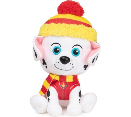 М'яка іграшка Spin Master Gund Цуценя Маршал Зимові свята 15 см "Щенячий патруль"