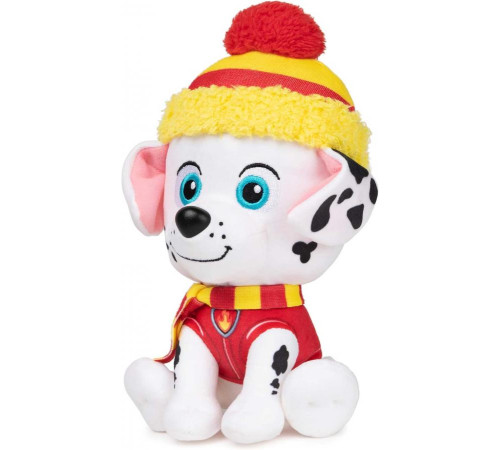 М'яка іграшка Spin Master Gund Цуценя Маршал Зимові свята 15 см "Щенячий патруль"