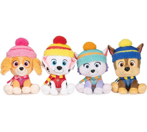 М'яка іграшка Spin Master Gund Цуценя Еверест Зимові свята 15 см "Щенячий патруль"