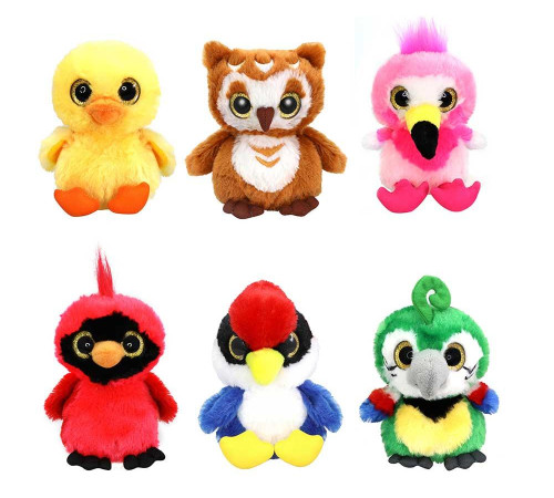 М'яка іграшка Funville Cutekins Гомінливі пташенята, Папуга 12 см