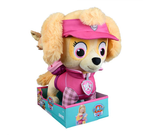 М'яка іграшка Spin Master Цуценя Скай з улюбленцем 30 см "Щенячий патруль"