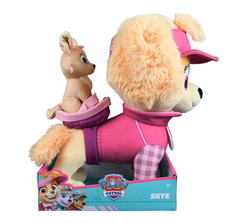 М'яка іграшка Spin Master Цуценя Скай з улюбленцем 30 см "Щенячий патруль"