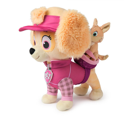 М'яка іграшка Spin Master Цуценя Скай з улюбленцем 30 см "Щенячий патруль"