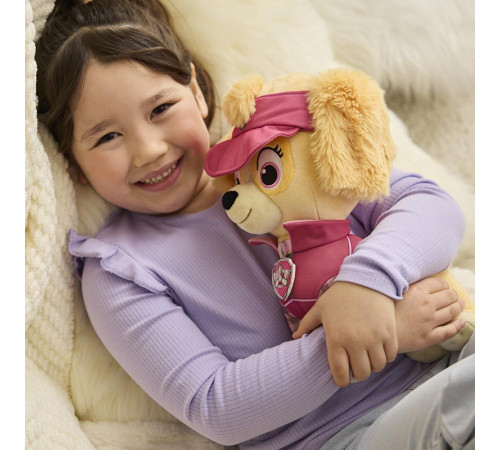 М'яка іграшка Spin Master Цуценя Скай з улюбленцем 30 см "Щенячий патруль"