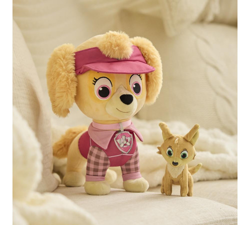 М'яка іграшка Spin Master Цуценя Скай з улюбленцем 30 см "Щенячий патруль"