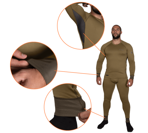 Термобілизна Polarheat quadro stretch 3.0 Tan (7295), XXL