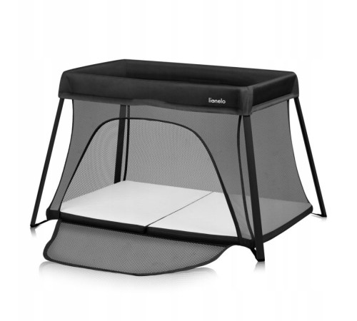 Ліжечко-манеж Lionelo ALICE BLACK 110,5 х 74,5 х 68 см - чорний Ліжечко-манеж Lionelo ALICE BLACK 110,5 х 74,5 х 68 см - чорний