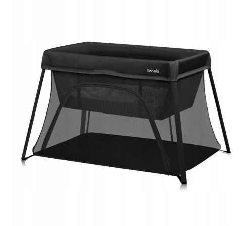 Ліжечко-манеж Lionelo ALICE BLACK 110,5 х 74,5 х 68 см - чорний Ліжечко-манеж Lionelo ALICE BLACK 110,5 х 74,5 х 68 см - чорний