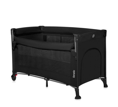 Ліжечко-манеж Lionelo ELLEN BLACK CARBON 125,5 х 65,5 х 77,8 см - чорний Ліжечко-манеж Lionelo ELLEN BLACK CARBON 125,5 х 65,5 х 77,8 см - чорний