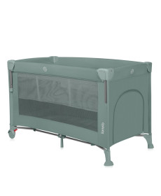 Ліжечко-манеж Lionelo ELLEN GREEN SAGE 125,5 х 65,5 х 77,8 см - зелений