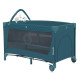 Ліжечко-манеж Lionelo FLOWER GREEN TURQUOISE 84 х 125 х 41 см - зелений