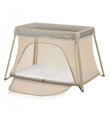 Ліжечко-манеж Lionelo  ALICE BEIGE OLIVE 110,5 х 74,5 х 68 см - оливковий