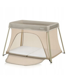 Ліжечко-манеж Lionelo  ALICE BEIGE OLIVE 110,5 х 74,5 х 68 см - оливковий