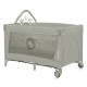 Ліжечко-манеж Lionelo FLOWER CAPPUCCINO 84 х 125 х 41 см - сірий