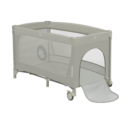 Ліжечко-манеж Lionelo FLOWER CAPPUCCINO 84 х 125 х 41 см - сірий Ліжечко-манеж Lionelo FLOWER CAPPUCCINO 84 х 125 х 41 см - сірий