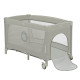 Ліжечко-манеж Lionelo FLOWER CAPPUCCINO 84 х 125 х 41 см - сірий