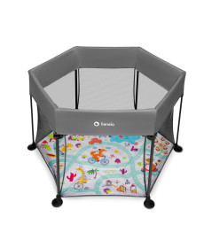 Манеж Lionelo ROEL GREY MULTICOLOR