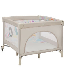 Манеж Lionelo MILLE PLUS GREY BEIGE 100 x 100 x 77 см - бежевий