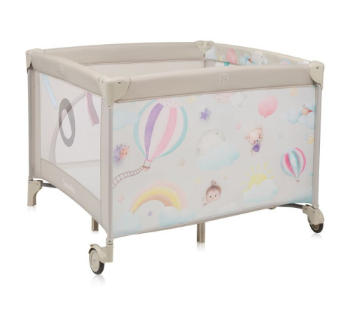 Манеж Lionelo MILLE PLUS GREY BEIGE 100 x 100 x 77 см - бежевий Манеж Lionelo MILLE PLUS GREY BEIGE 100 x 100 x 77 см - бежевий