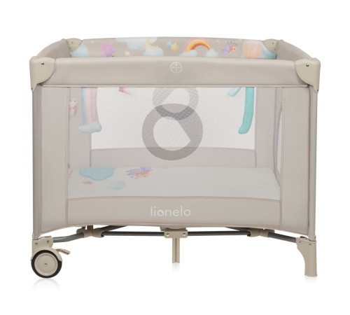 Манеж Lionelo MILLE PLUS GREY BEIGE 100 x 100 x 77 см - бежевий Манеж Lionelo MILLE PLUS GREY BEIGE 100 x 100 x 77 см - бежевий