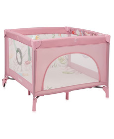 Манеж Lionelo MILLE PLUS PINK 100 x 100 x 77 см - рожевий