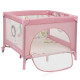 Манеж Lionelo MILLE PLUS PINK 100 x 100 x 77 см - рожевий