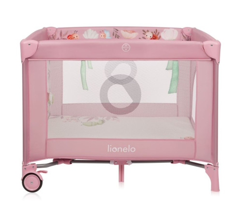 Манеж Lionelo MILLE PLUS PINK 100 x 100 x 77 см - рожевий Манеж Lionelo MILLE PLUS PINK 100 x 100 x 77 см - рожевий