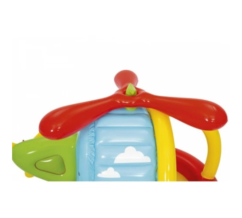 Дитячий надувний манеж Fisher-Price BESTWAY Гелікоптер 155х102х91см + м'ячі