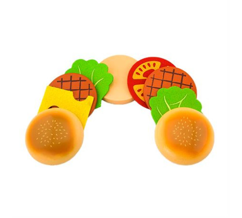 Іграшкові продукти Viga Toys Дерев'яні гамбургер і кола (51602) Іграшкові продукти Viga Toys Дерев'яні гамбургер і кола (51602)