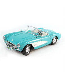 Автомодель Maisto 1957 Chevrolet Corvette 1:24 блакитний (31275 lt. blue)