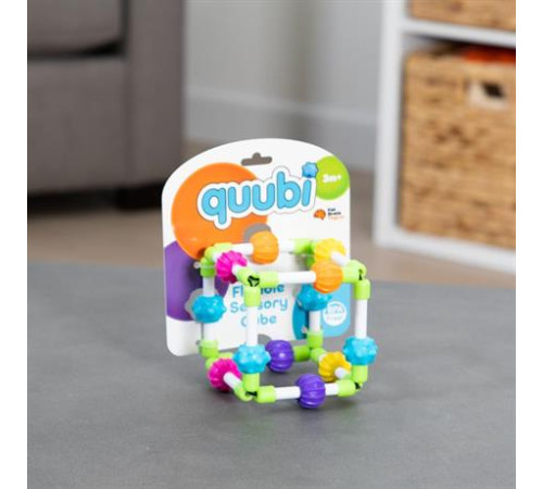 Прорізувач тактильний Fat Brain Toys Quubi Куббі (F296ML) Прорізувач тактильний Fat Brain Toys Quubi Куббі (F296ML)