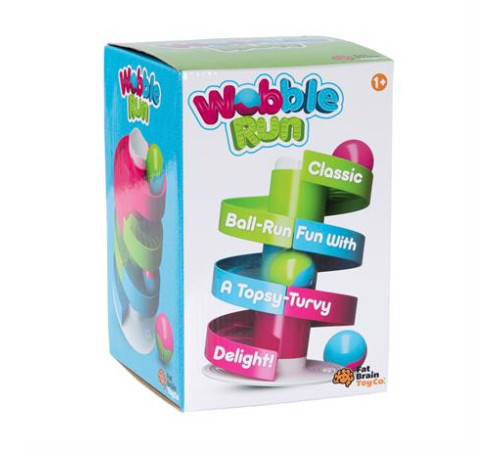 Розвивальна іграшка Fat Brain Toys Wobble Run Трек-балансир для кульок (F273ML) Розвивальна іграшка Fat Brain Toys Wobble Run Трек-балансир для кульок (F273ML)