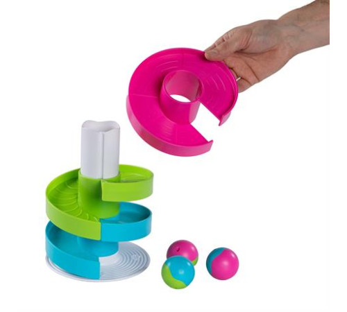 Розвивальна іграшка Fat Brain Toys Wobble Run Трек-балансир для кульок (F273ML) Розвивальна іграшка Fat Brain Toys Wobble Run Трек-балансир для кульок (F273ML)