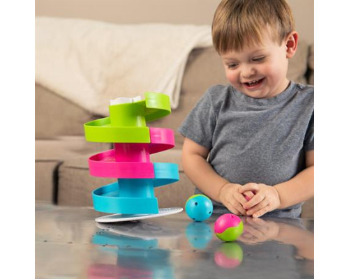 Розвивальна іграшка Fat Brain Toys Wobble Run Трек-балансир для кульок (F273ML)