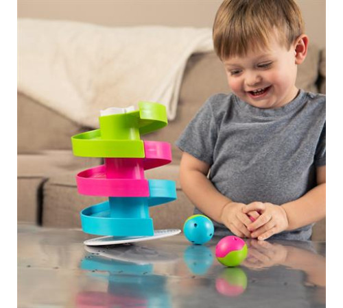 Розвивальна іграшка Fat Brain Toys Wobble Run Трек-балансир для кульок (F273ML) Розвивальна іграшка Fat Brain Toys Wobble Run Трек-балансир для кульок (F273ML)