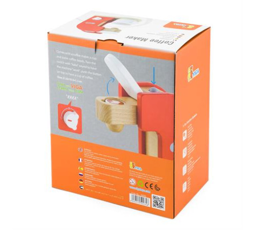 Іграшкова кавоварка Viga Toys з дерева (50234FSC) Іграшкова кавоварка Viga Toys з дерева (50234FSC)