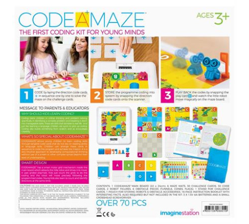 Набір для навчання 4M Програмування для дітей Code-A-Maze (00-06801) Набір для навчання 4M Програмування для дітей Code-A-Maze (00-06801)