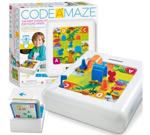 Набір для навчання 4M Програмування для дітей Code-A-Maze (00-06801) Набір для навчання 4M Програмування для дітей Code-A-Maze (00-06801)