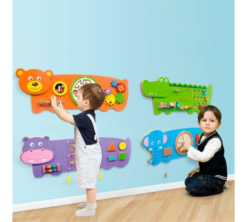 Бізіборд Viga Toys Бегемотик (50470FSC) Бізіборд Viga Toys Бегемотик (50470FSC)