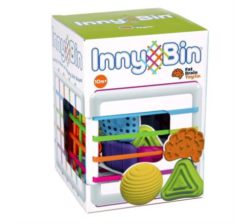 Сортер-куб зі стінками-шнурочками Fat Brain Toys InnyBin (F251ML) Сортер-куб зі стінками-шнурочками Fat Brain Toys InnyBin (F251ML)
