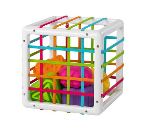 Сортер-куб зі стінками-шнурочками Fat Brain Toys InnyBin (F251ML) Сортер-куб зі стінками-шнурочками Fat Brain Toys InnyBin (F251ML)