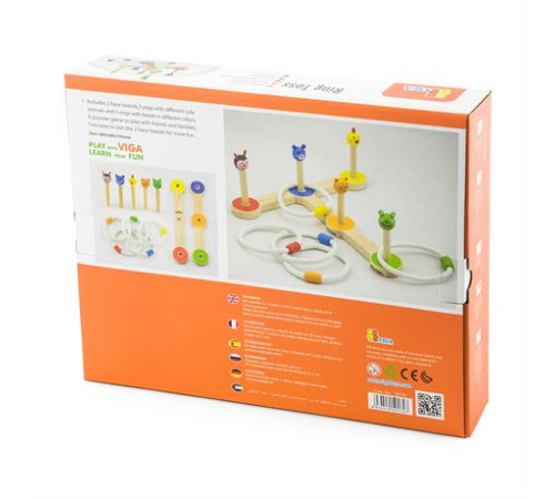Ігровий набір Viga Toys Кидання кільця (50174) Ігровий набір Viga Toys Кидання кільця (50174)