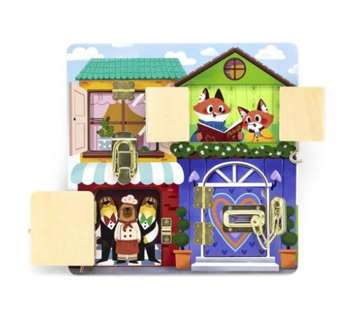 Бізіборд Viga Toys Будиночок (44653) Бізіборд Viga Toys Будиночок (44653)