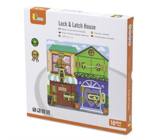Бізіборд Viga Toys Будиночок (44653) Бізіборд Viga Toys Будиночок (44653)