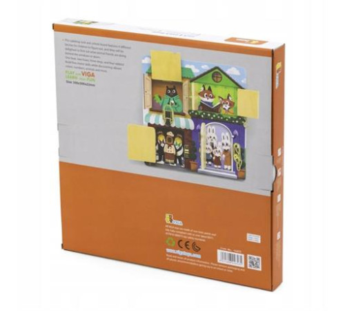 Бізіборд Viga Toys Будиночок (44653) Бізіборд Viga Toys Будиночок (44653)