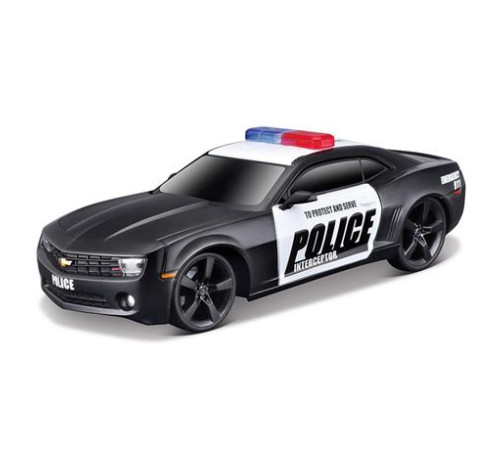 Автомодель Maisto Chevrolet Camaro SS RS Police зі світлом та звуками 1:24 (81236 black)