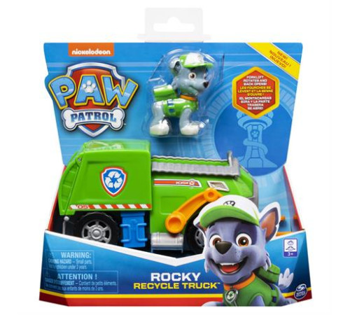 Ігровий набір Paw Patrol Сміттєвоз із водієм Рокі (SM16775/9948) Ігровий набір Paw Patrol Сміттєвоз із водієм Рокі (SM16775/9948)